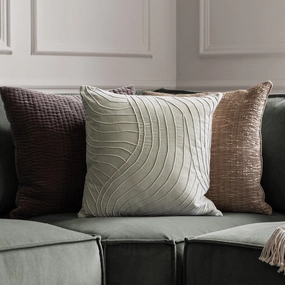 Waterfall Embroidered Feather Cushion Quartzbedding sets ,throw blankets 