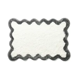 Wave Line Multi Mat Greypadded toilet seat cover ,memory foam toilet seat cushion 