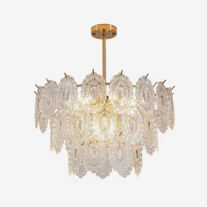 Wave Glass Chandelier