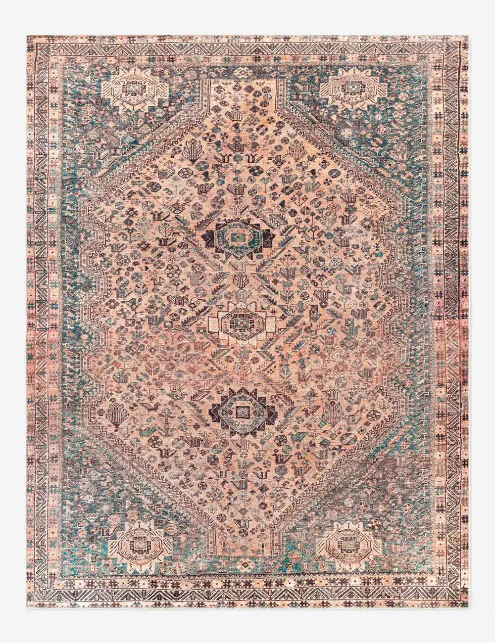 Waylon Rugmodern color block patchwork rug