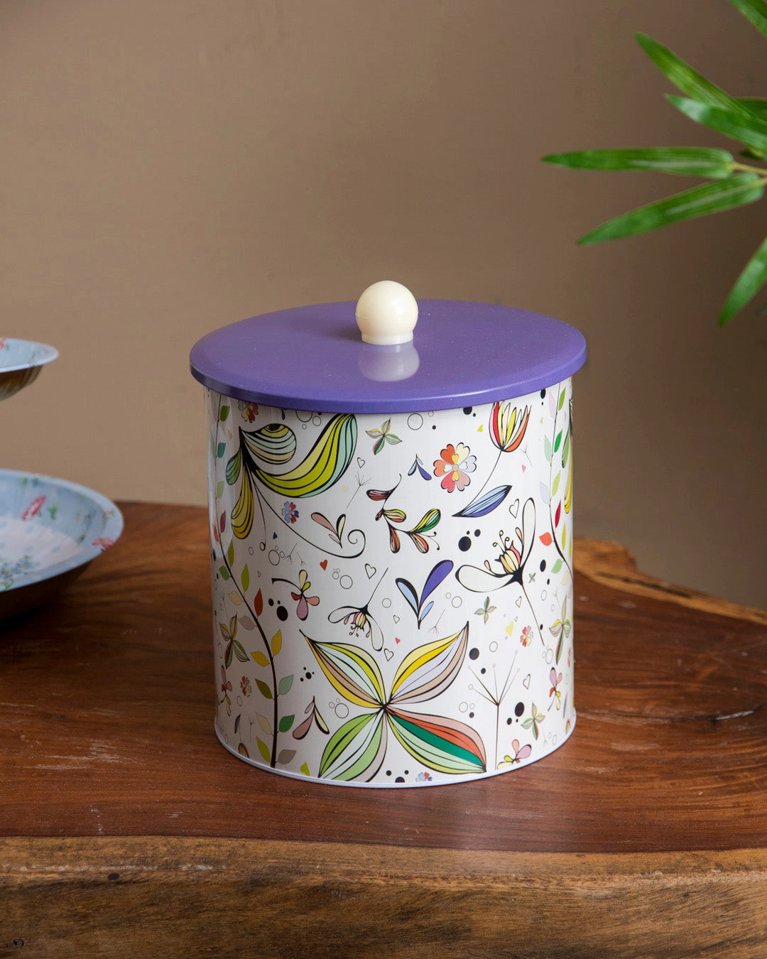 Whimsical Bloom Kitchen Storage Canister