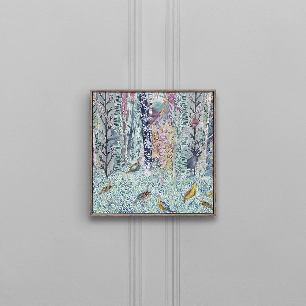 Whimsical Tale Framed Canvas Stone