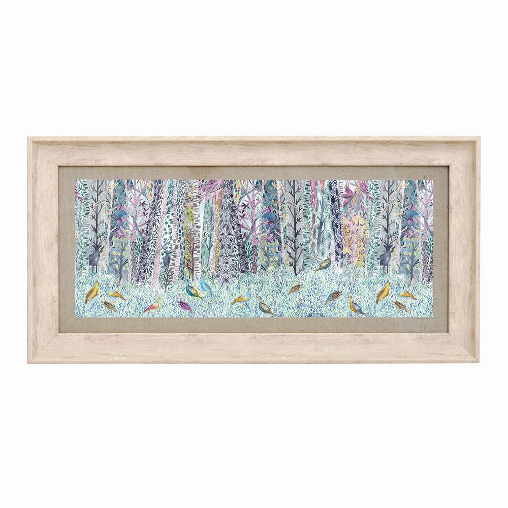 Whimsical Tale Framed Print Birch/Twilight