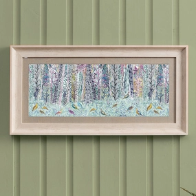 Whimsical Tale Framed Print Birch/Twilightmodern home decor ,home decor for bedroom 