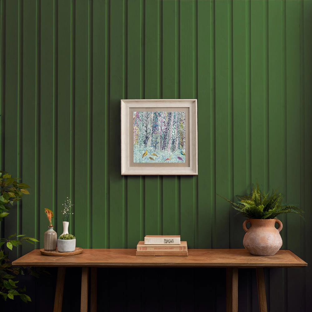 Whimsical Tale Framed Print Birch/Twilight