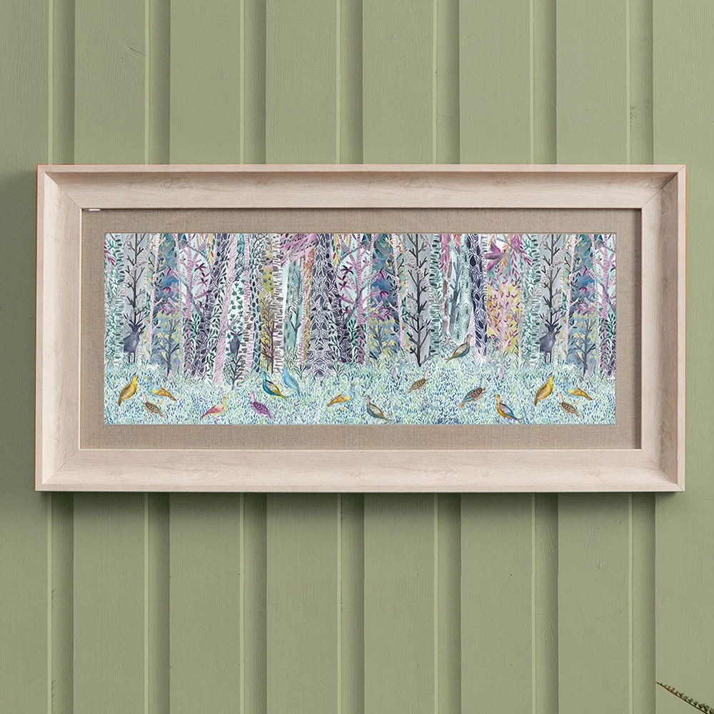 Whimsical Tale Framed Print Birch/Twilightmodern home decor ,home decor for bedroom 