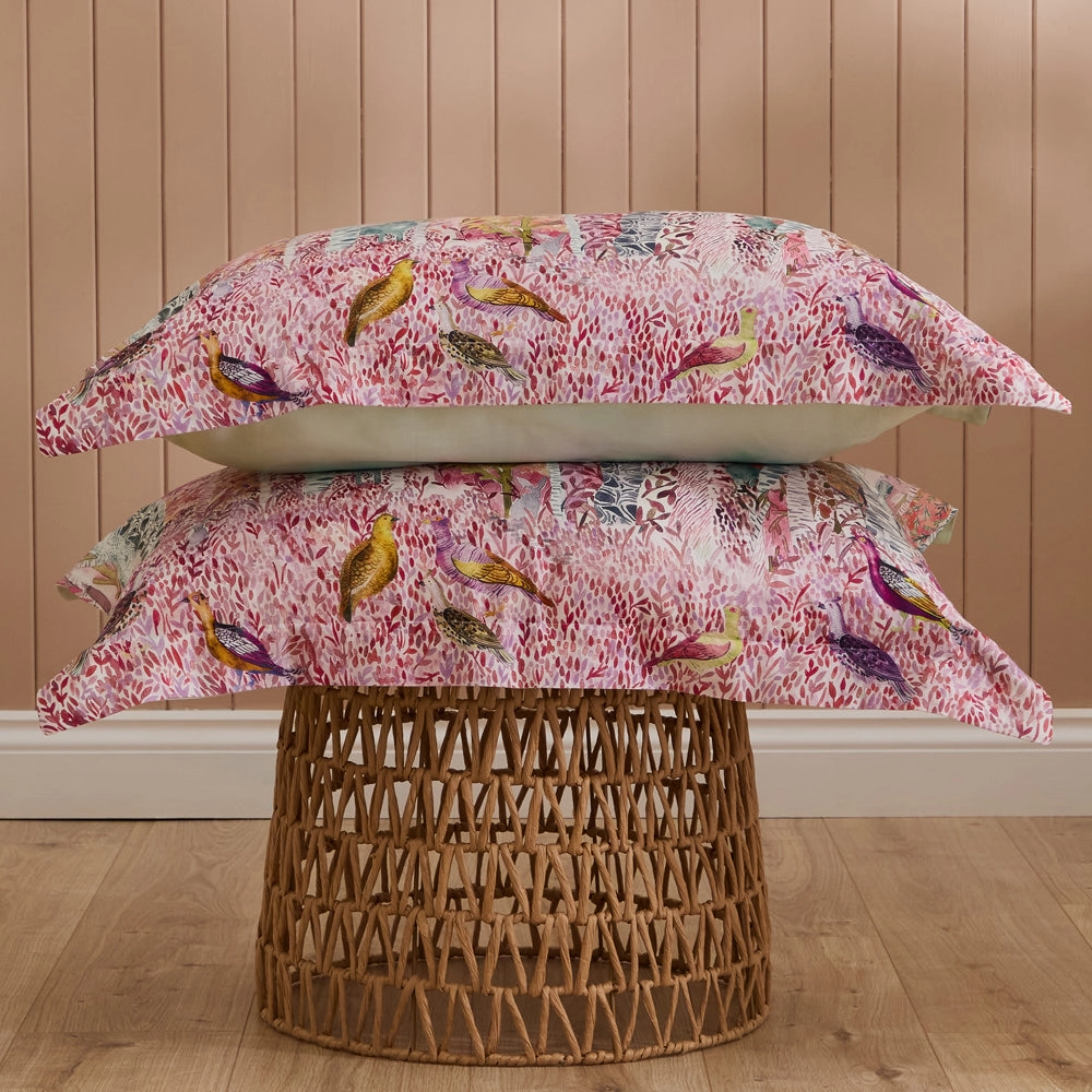 Whimsical Tale Oxford Edge Pillowcase Pair Blushhome decor ,wall decor 