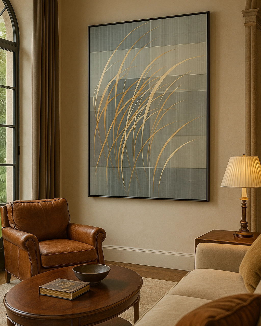 Whispers Wind 3D Abstract Oil Painting