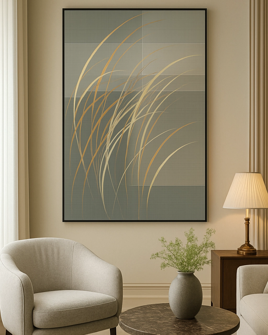 Whispers Wind 3D Abstract Oil Painting