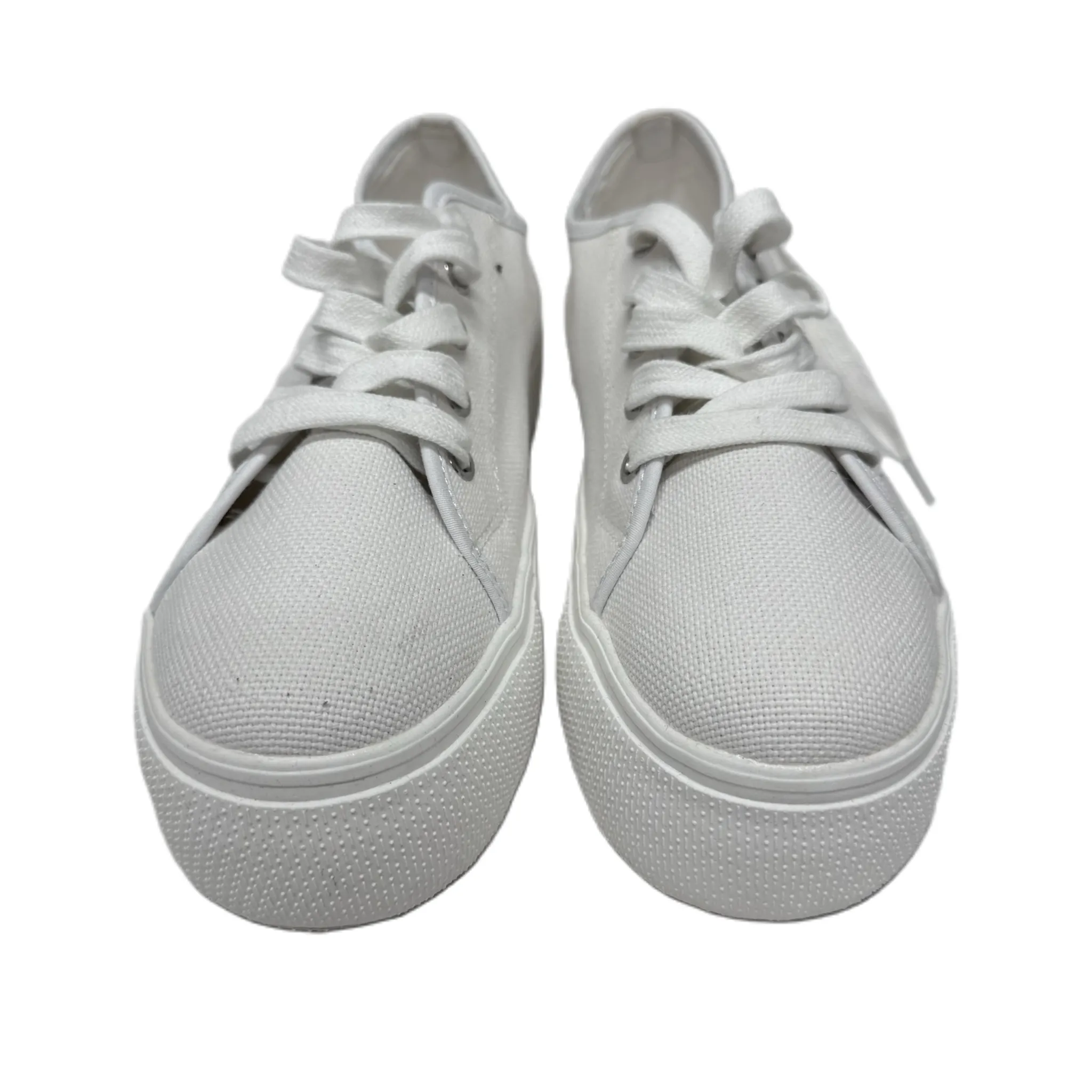 White Shoes Sneakers By Steve Madden, Size: 8.5 steve madden