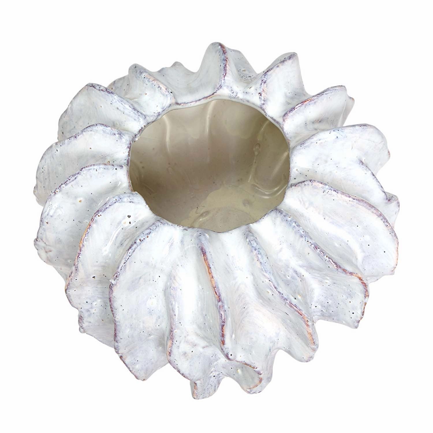 White Buhler Short Pot