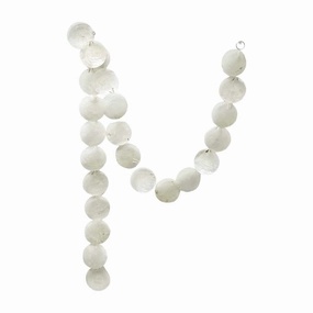 White Capiz Garlandnordic style desktop ornaments