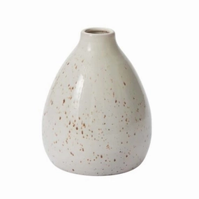 White Francesca Budvase - 6"home decor ,wall decor 