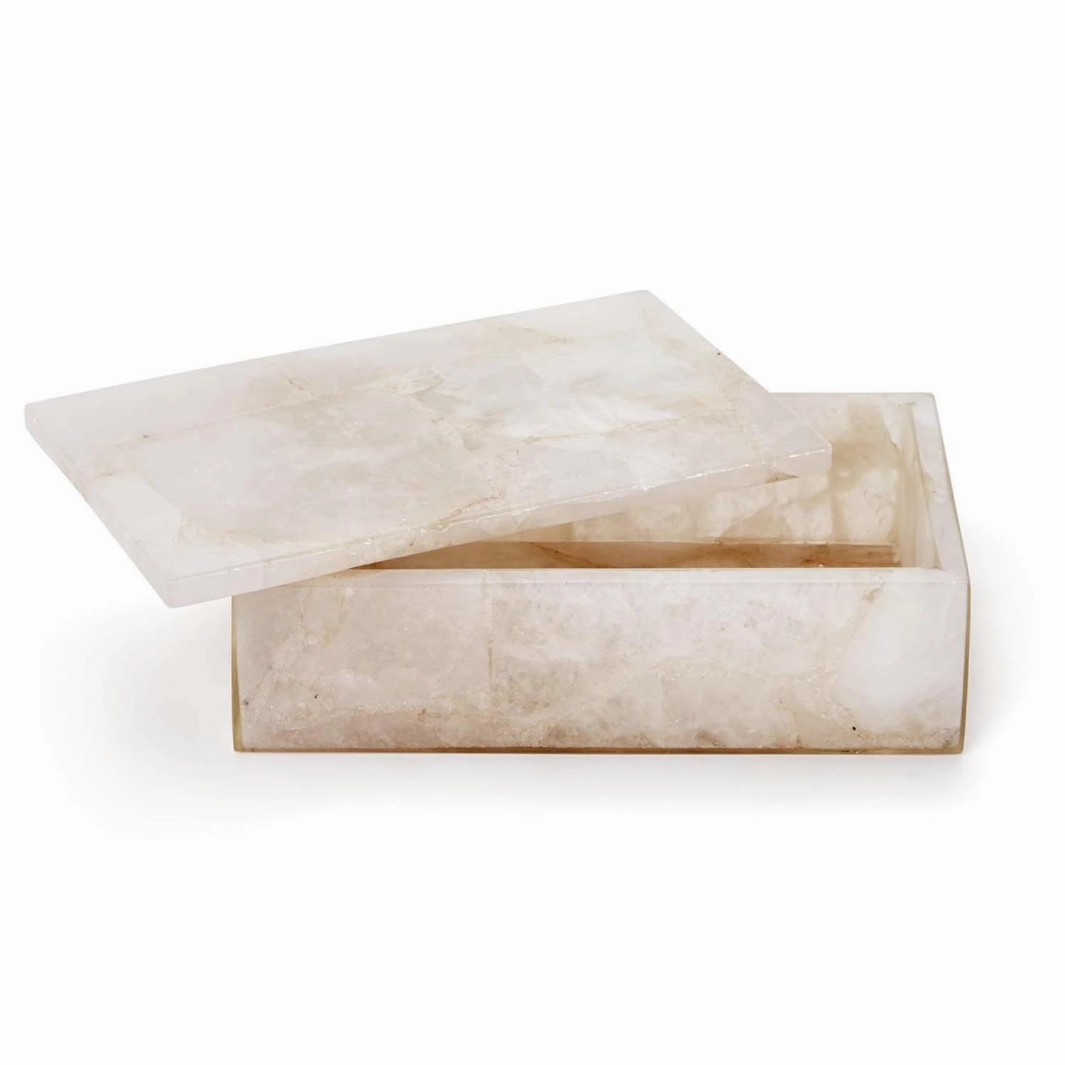 White Quartz Boxnordic style desktop ornaments