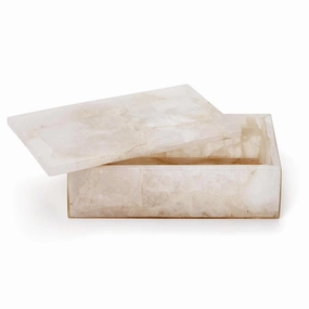 White Quartz Boxnordic style desktop ornaments