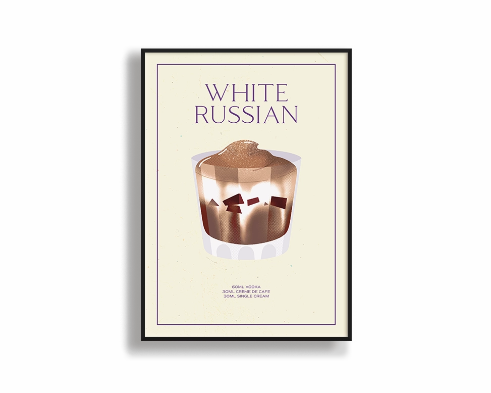 White Russianmodern abstract painting decor