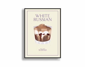 White Russianmodern abstract painting decor