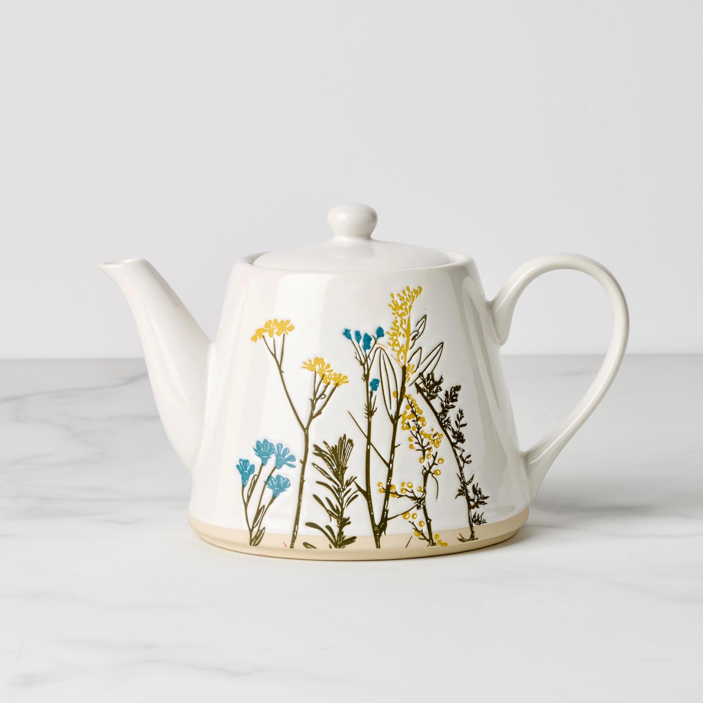 Wildflowers Teapotmodern kitchen decor ,kitchen dinner set ,dinnerware 