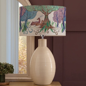 Willow Woods Eva & Epona Complete Table Lamp Cream/Linenmodern home decor ,home decor for bedroom 