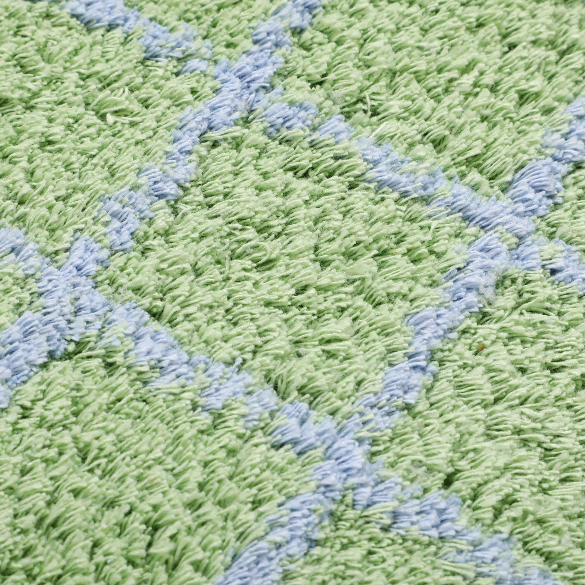 Windowpane Chair Pad 360 Light Green X Blue