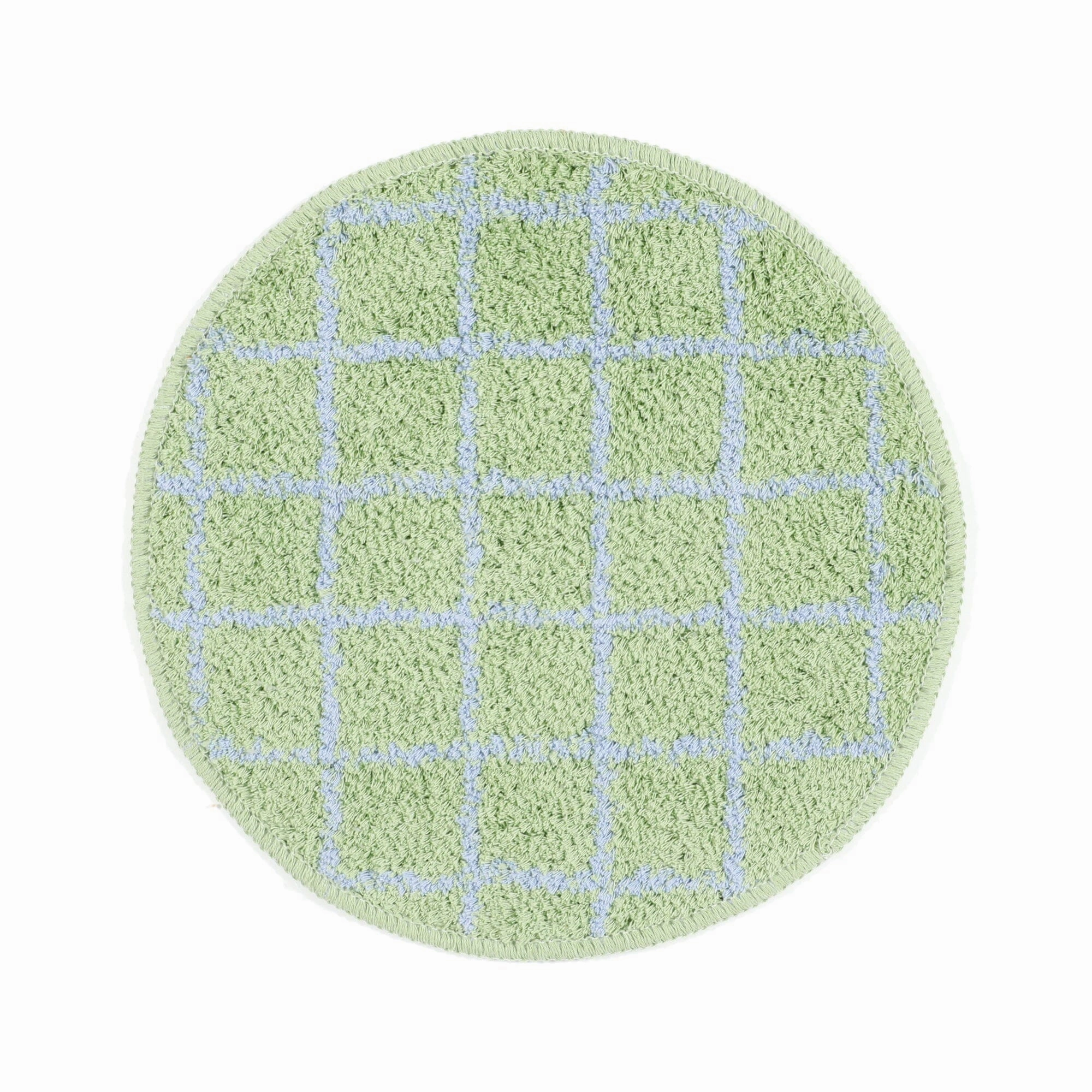 Windowpane Chair Pad 360 Light Green X Bluebedding sets ,throw blankets 