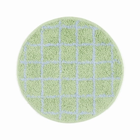 Windowpane Chair Pad 360 Light Green X Bluebedding sets ,throw blankets 