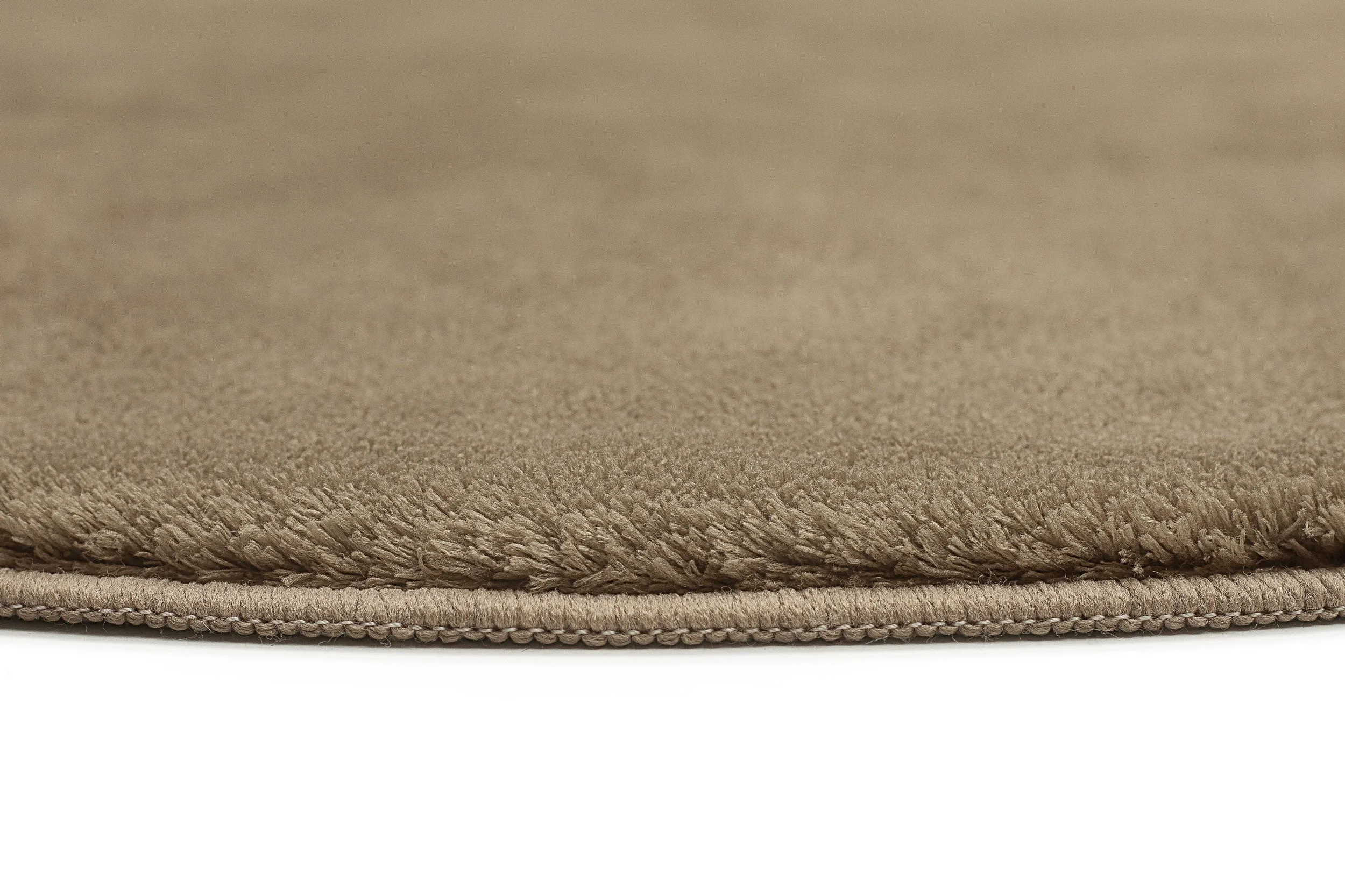 Winnie Taupe Brown Irregular Shape Washable Rug