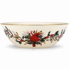 Winter Greetings Serving Bowlafternoon tea dessert tray