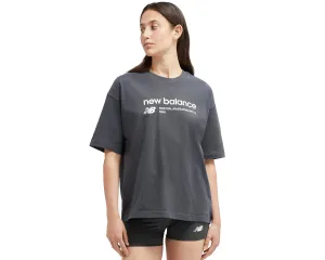 Womens NB Linear Heritage Jersey Oversized T Shirt