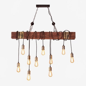 Wood Hanging Multi Chandelierrustic chandelier,bedroom chandelier 