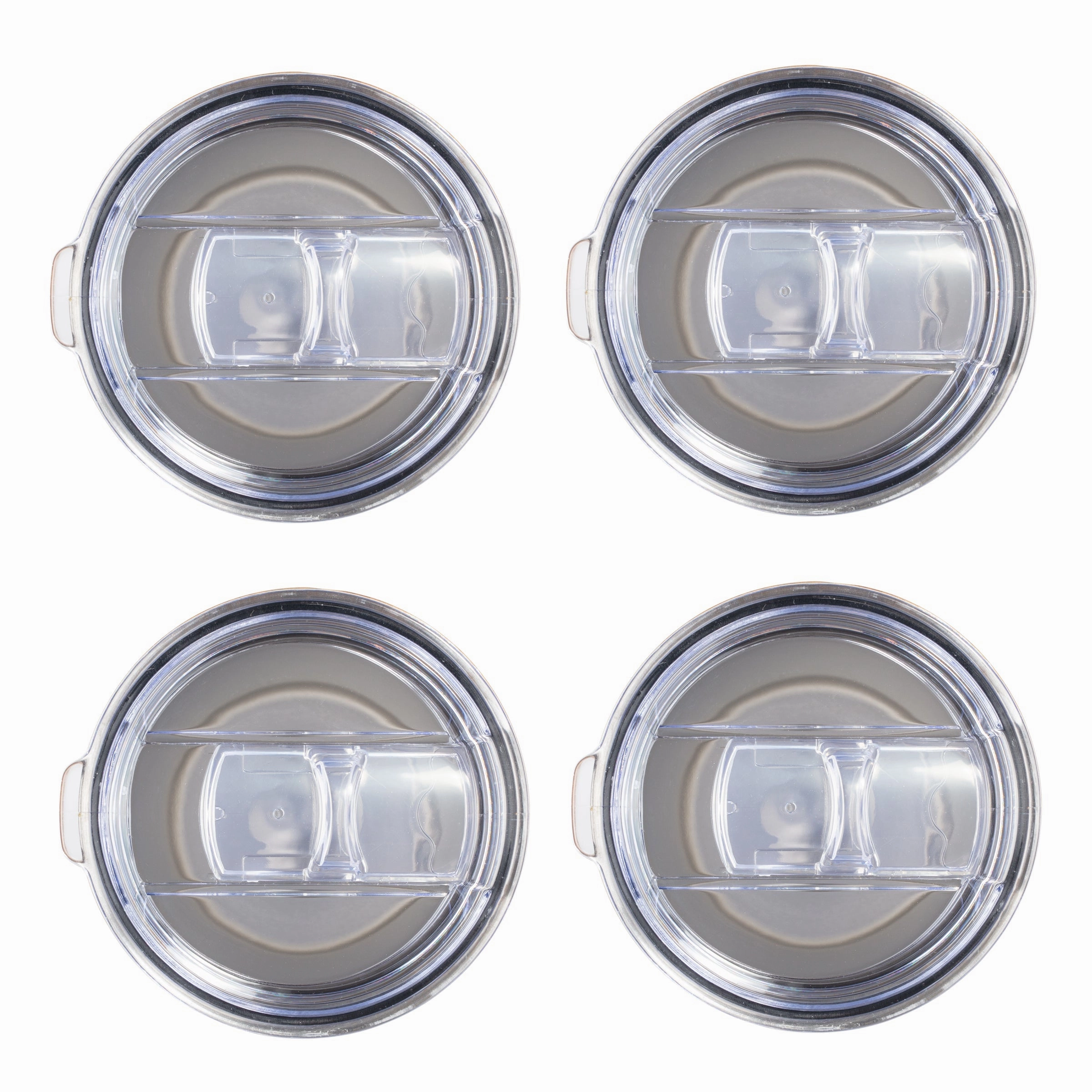 Wood Stainless Steel Highballs - Set Of 4