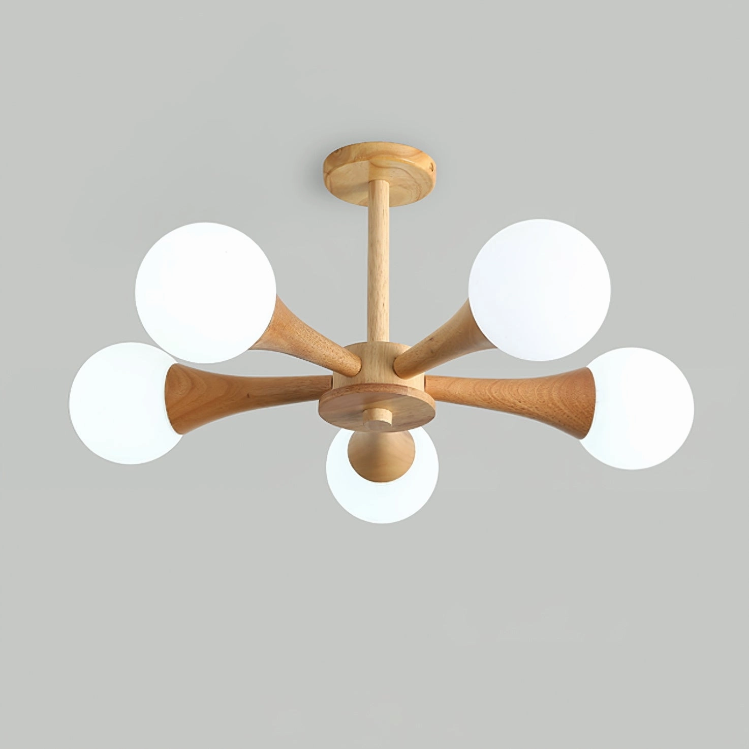 Wooden Nera Chandelier