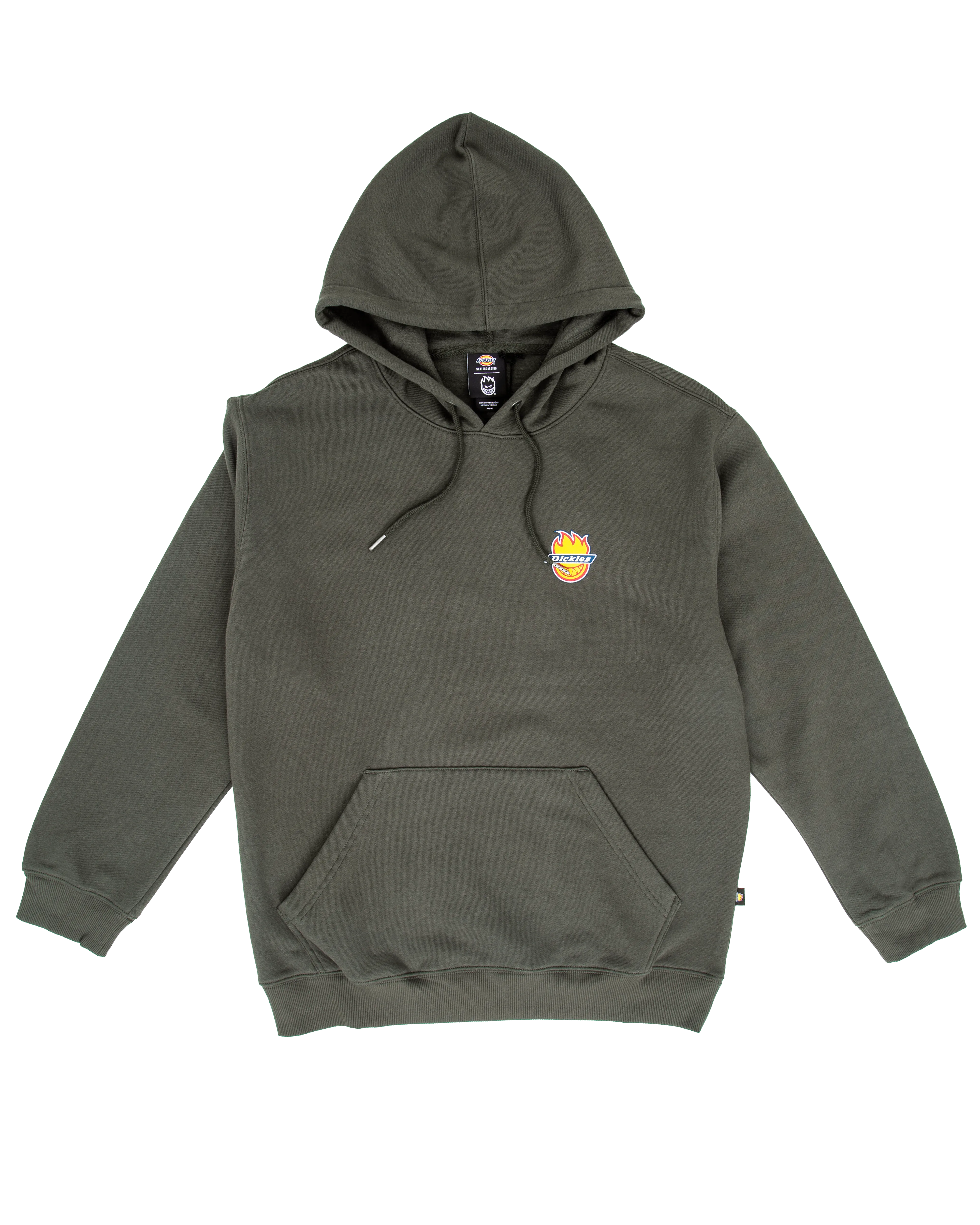 X Spitfire Hoodie in Olive Green