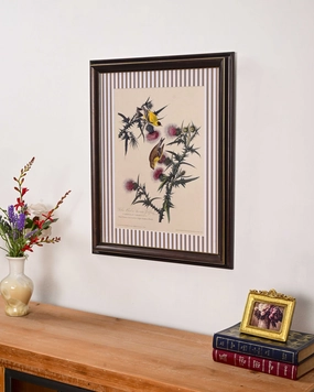 Yellow Bird Or American Goldfinch Bird Frame Wall Art 12" x 18"nordic style wall decor