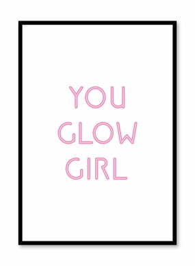 You Glow Girl, Posterpop culture themed posters