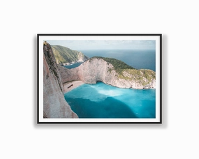 Zakynthos Shipwreckmodern abstract painting decor