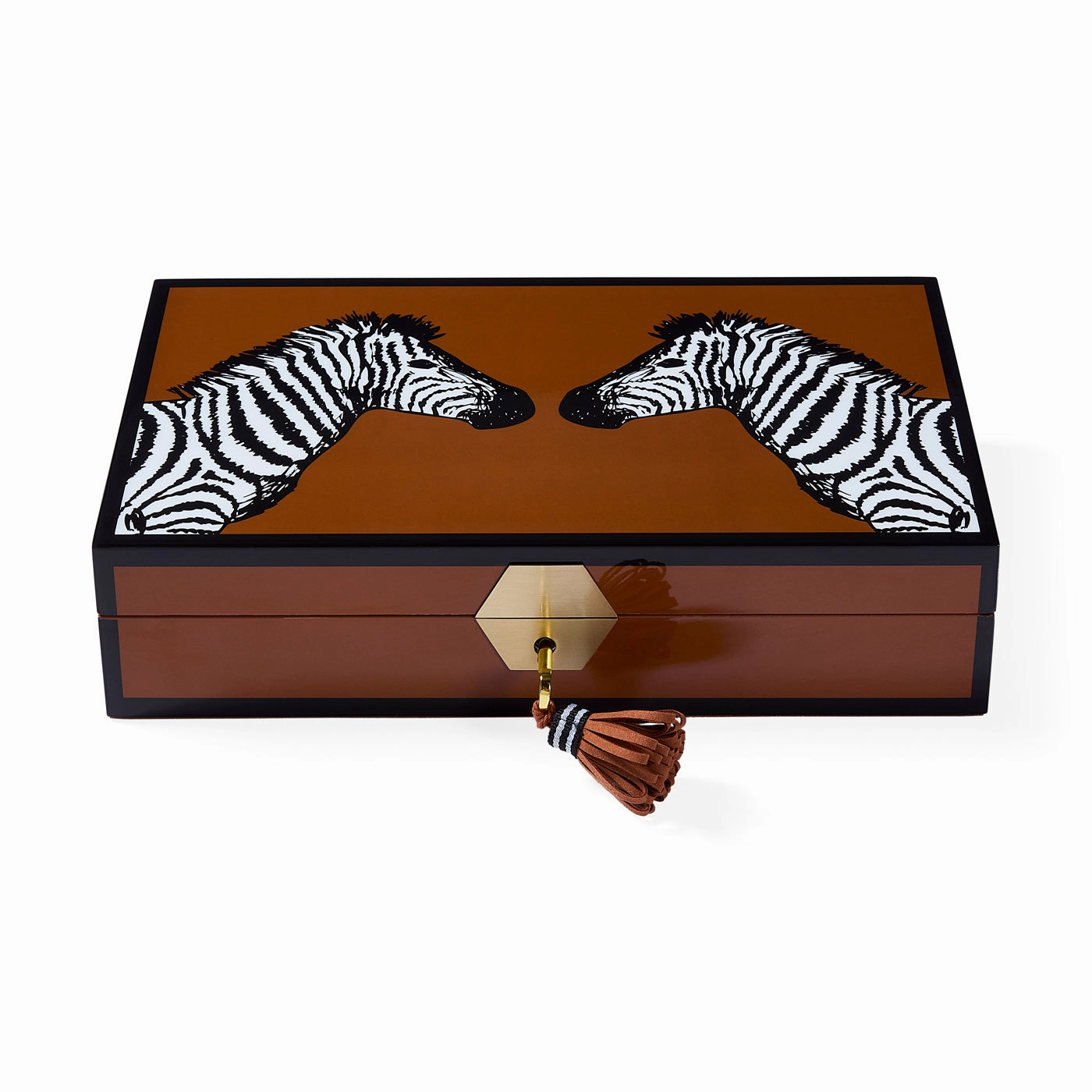 Zebra Lacquer Jewelry Boxdecorative storage box ,stackable storage box 