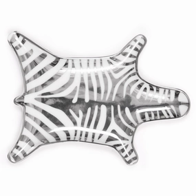 Zebra Stacking Dish - Silvermultipurpose serving tray